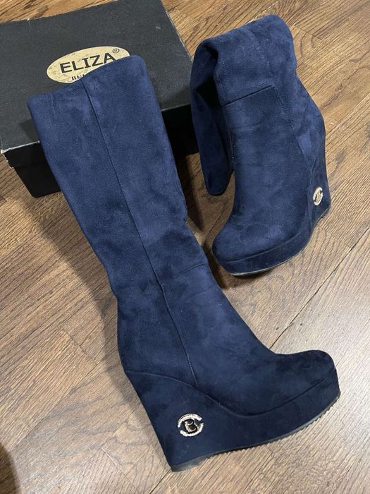 Замшеві чоботи Baldinini, черевики, сапоги