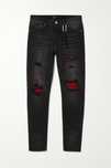 Джинсы амири / amiri jeans purple brand, drip, slim fit,