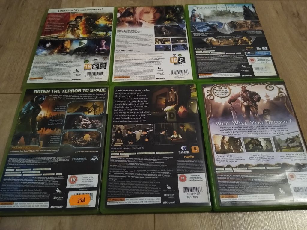 GRY XBOX360 ( Fable II, Finał Fantasy XIII..)