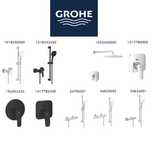 Grohe bateria prysznicowa podtynkowa natynkowa deszczownica zlew kran