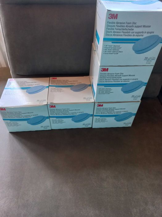 Krążki scierne 3M P1000 P800   5 opak