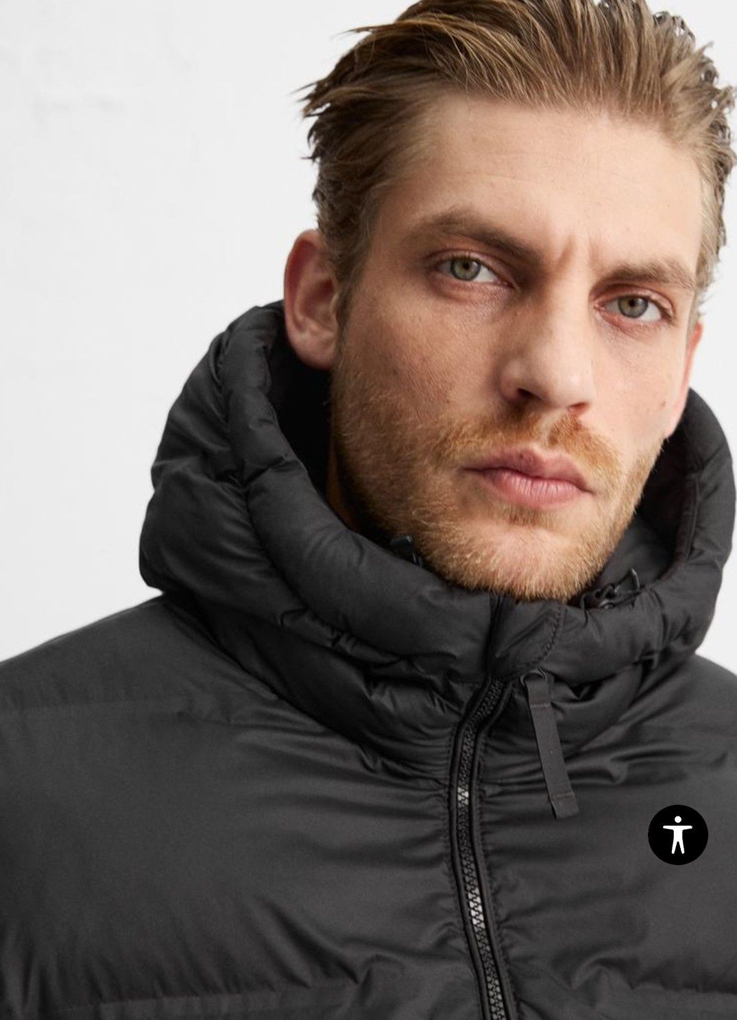 Пуховик ZARA мужской