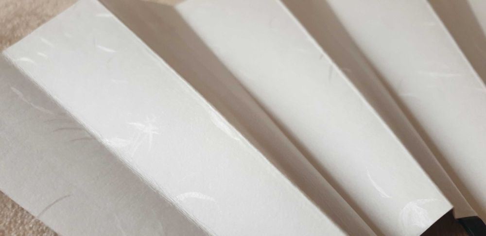 wachlarz japoński papierowy z pudelkiem