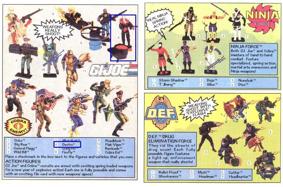 GI Joe vintage Destro, HASBRO 1991
