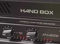 Końcówka Mocy ATX-2000 2x1100w hand box crossover zwrotnica wzmacniacz