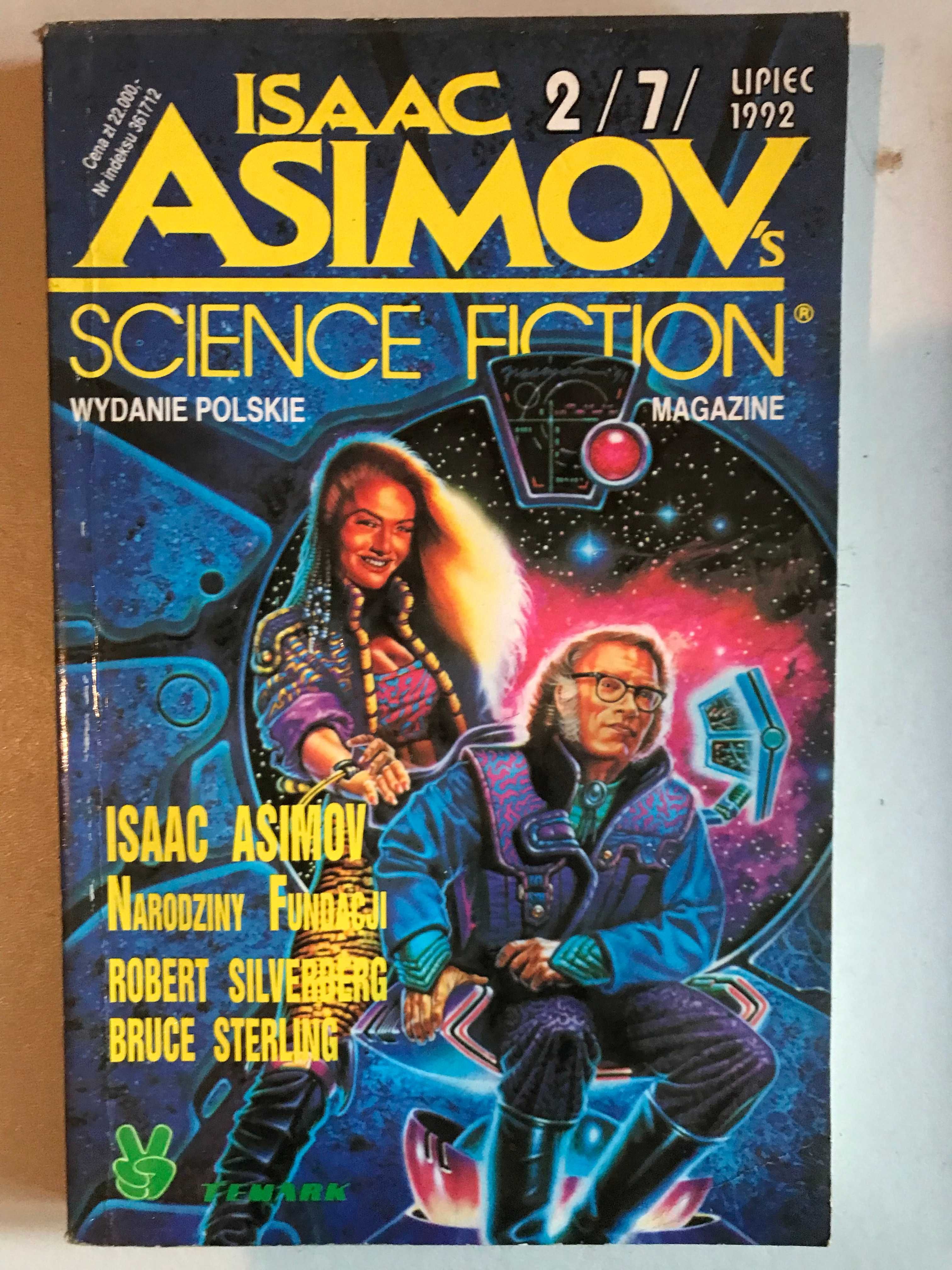 Czasopismo Isaak Asimov's science fiction wydanie polskie lipiec 1992