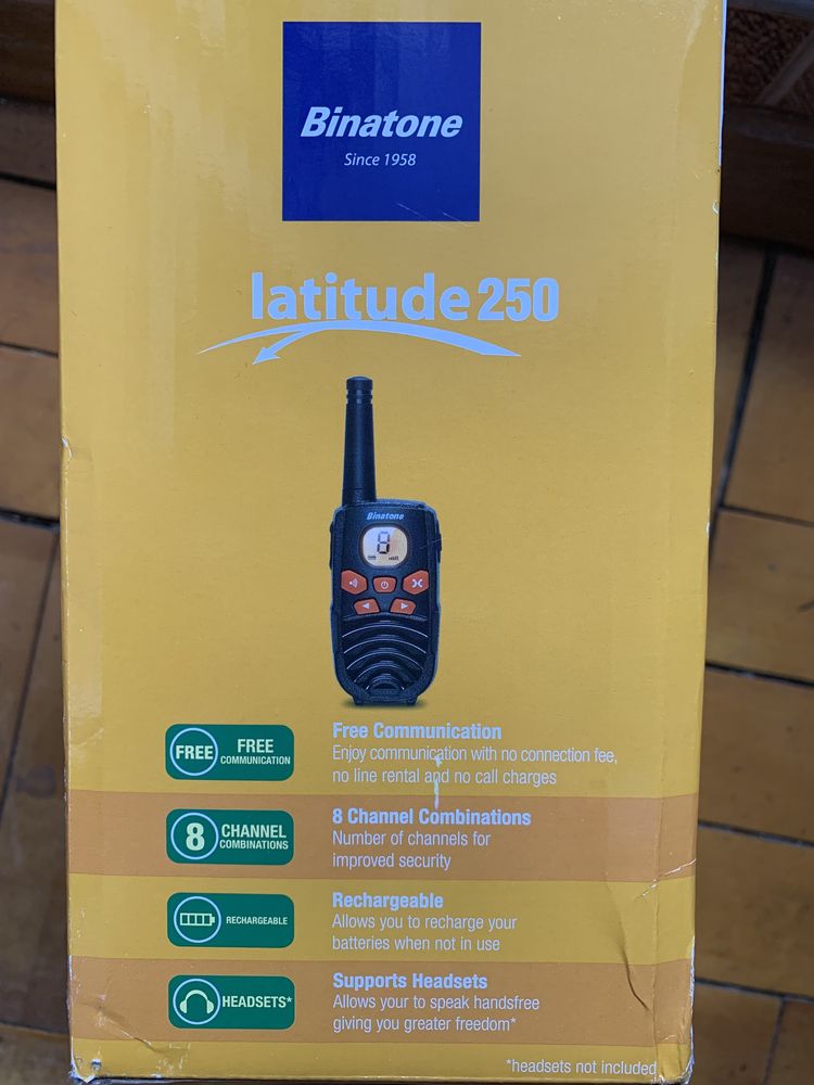 Рации Binatone Latitude 250