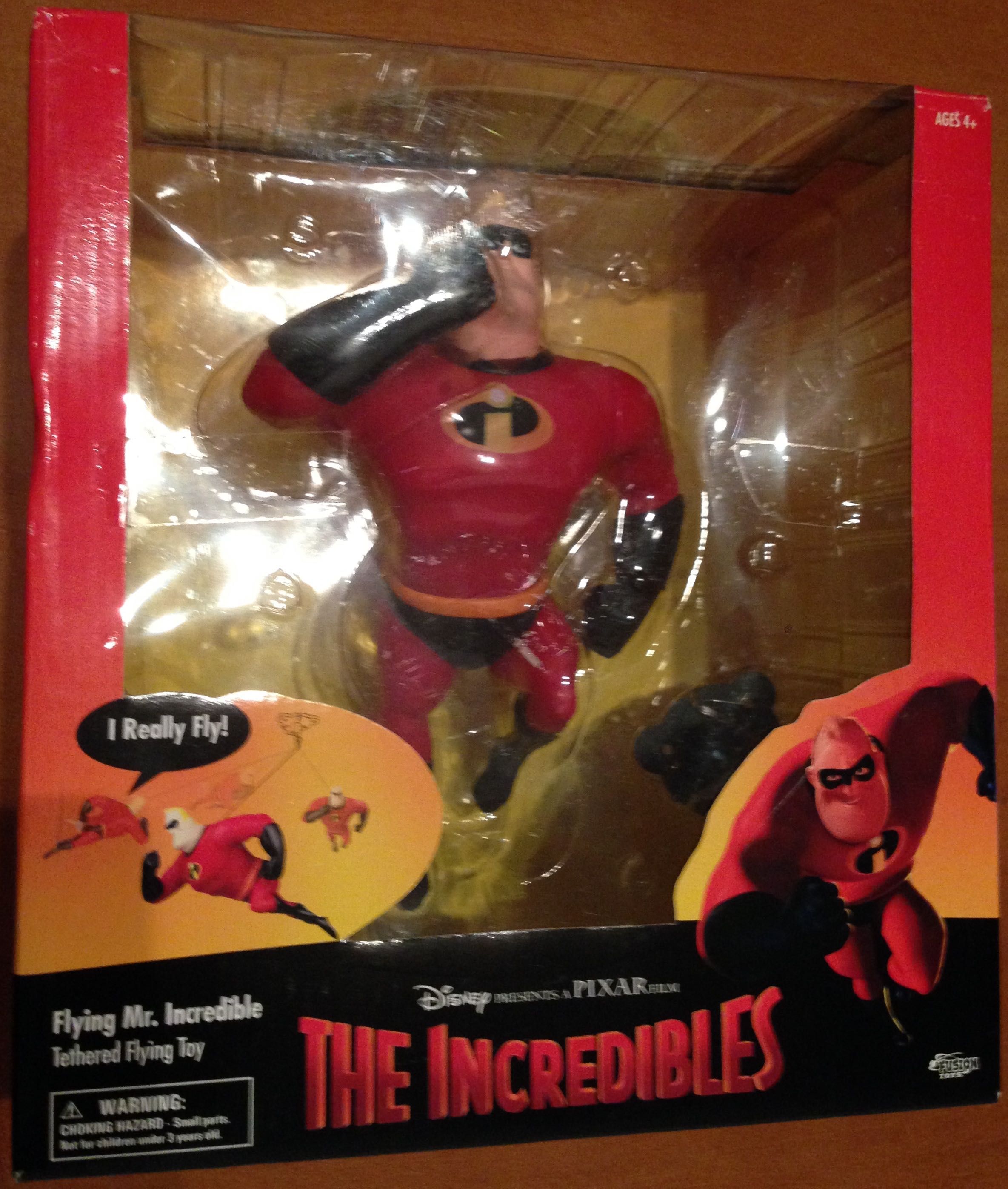 The incredibles, brinquedo novo selado em caixa para prenda