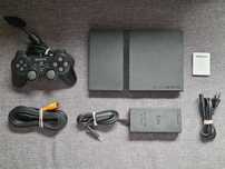 PS2 Slim Playstation 2 konsola gry z USB OPL CFW FMCB pad Dualshock