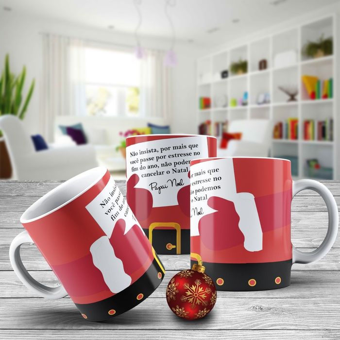 Canecas Personalizadas de Natal com fotos e nomes