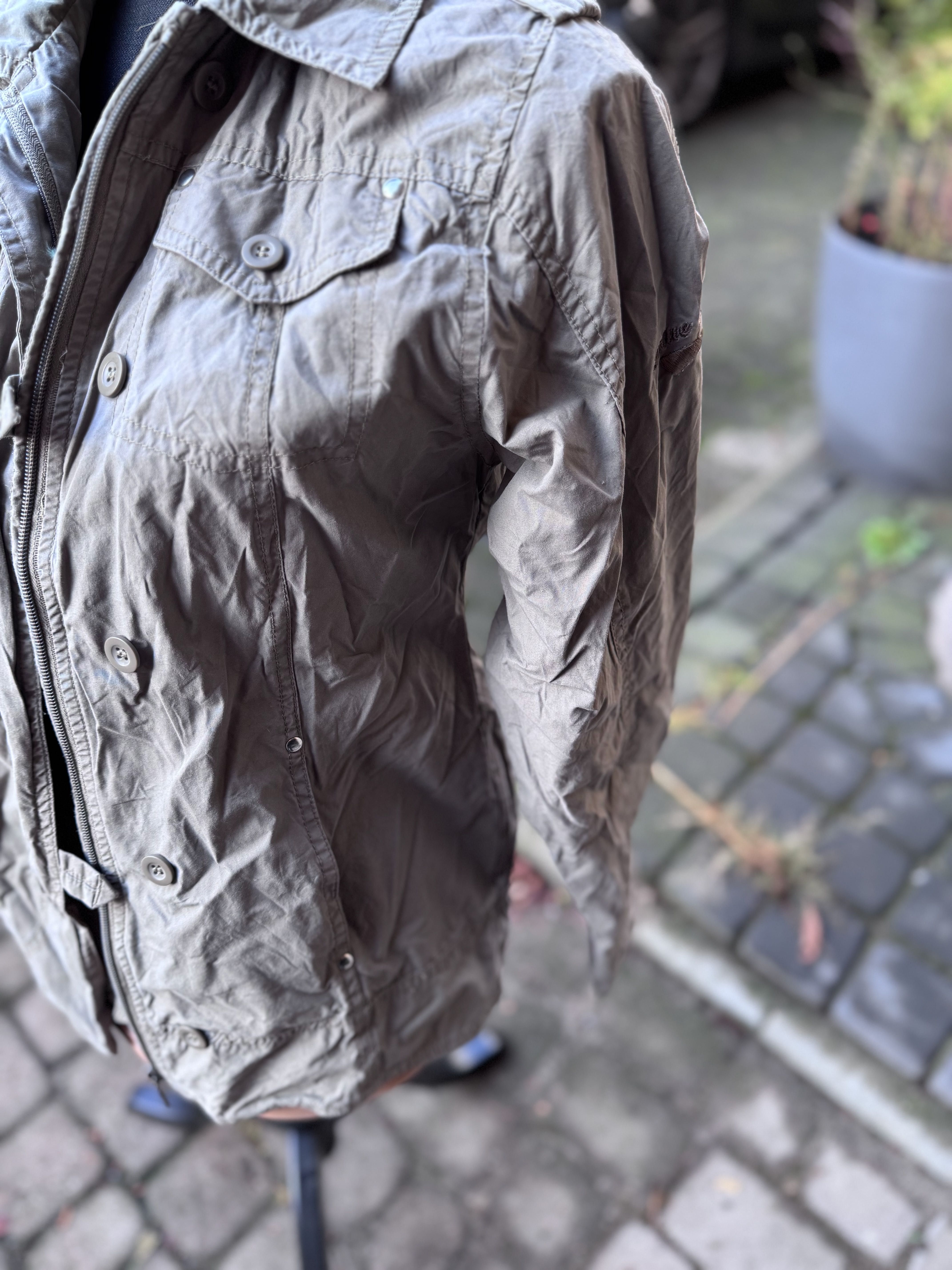 Kurteczka wiosenna/ bluza khaki, r.S (176 cm)