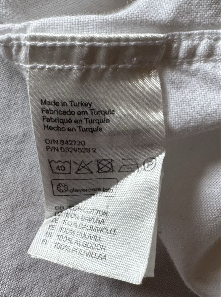 Biala męska koszula rozmiar M
