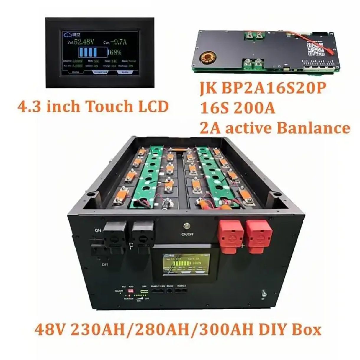BMS JK-PB2A16S20P z ekranem LCD 4.3 __ nowy