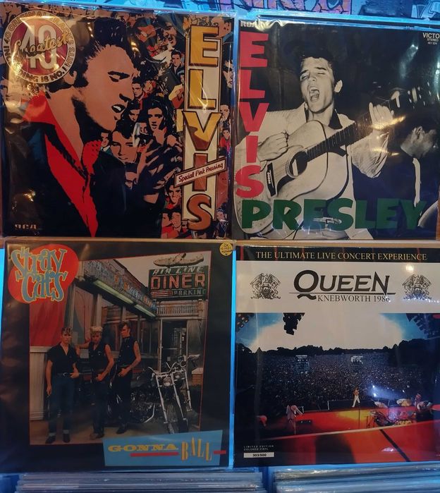 Cure Bauhaus Love & Rockets Queen  Gnr Delfins Doce Elvis K.Bush Elis