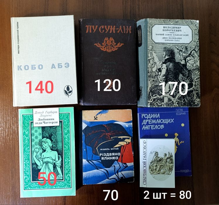 Зарубіжна література, ціни на фото