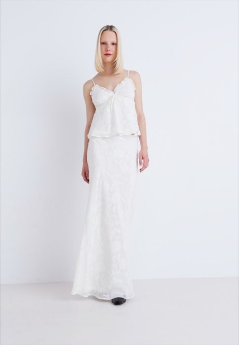 Spódnica trapezowa maxi letnia Gina Tricot 36