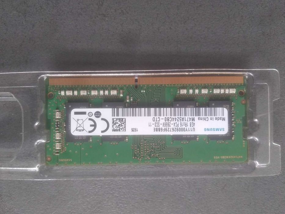 Оперативная память для ноутбука DDR4 4GB 1Rx16 PC4 2666V