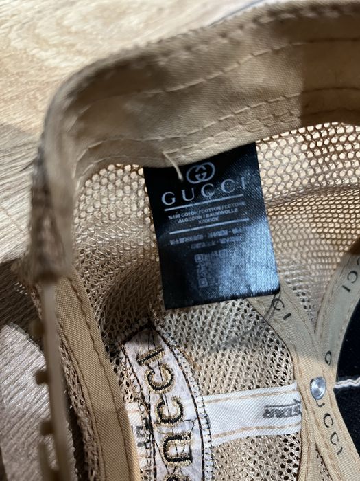 Gucci czapka z daszkiem bejsbolówka z siateczką truckerka