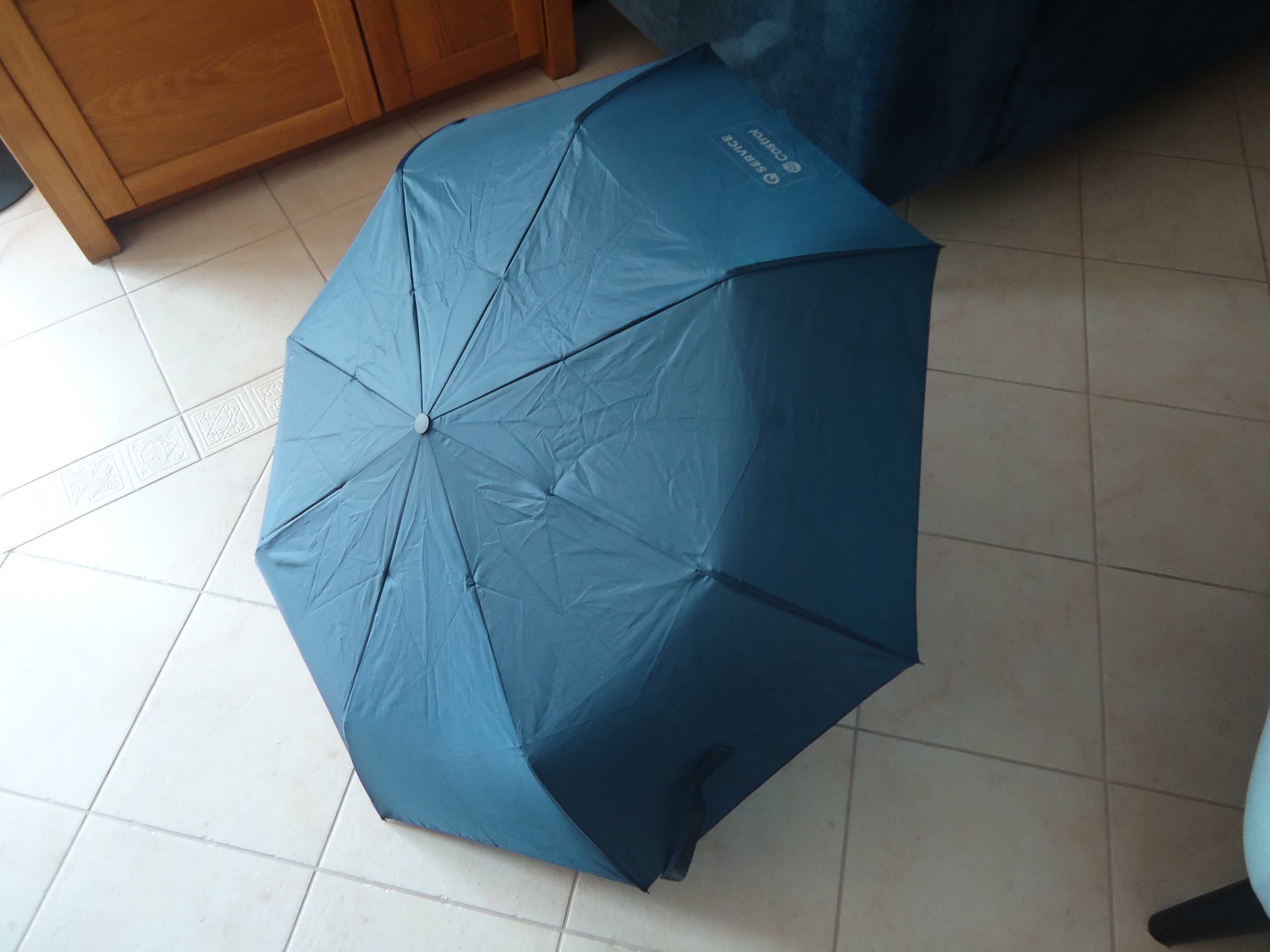 granatowa parasol parasolka automatyczna na przycisk