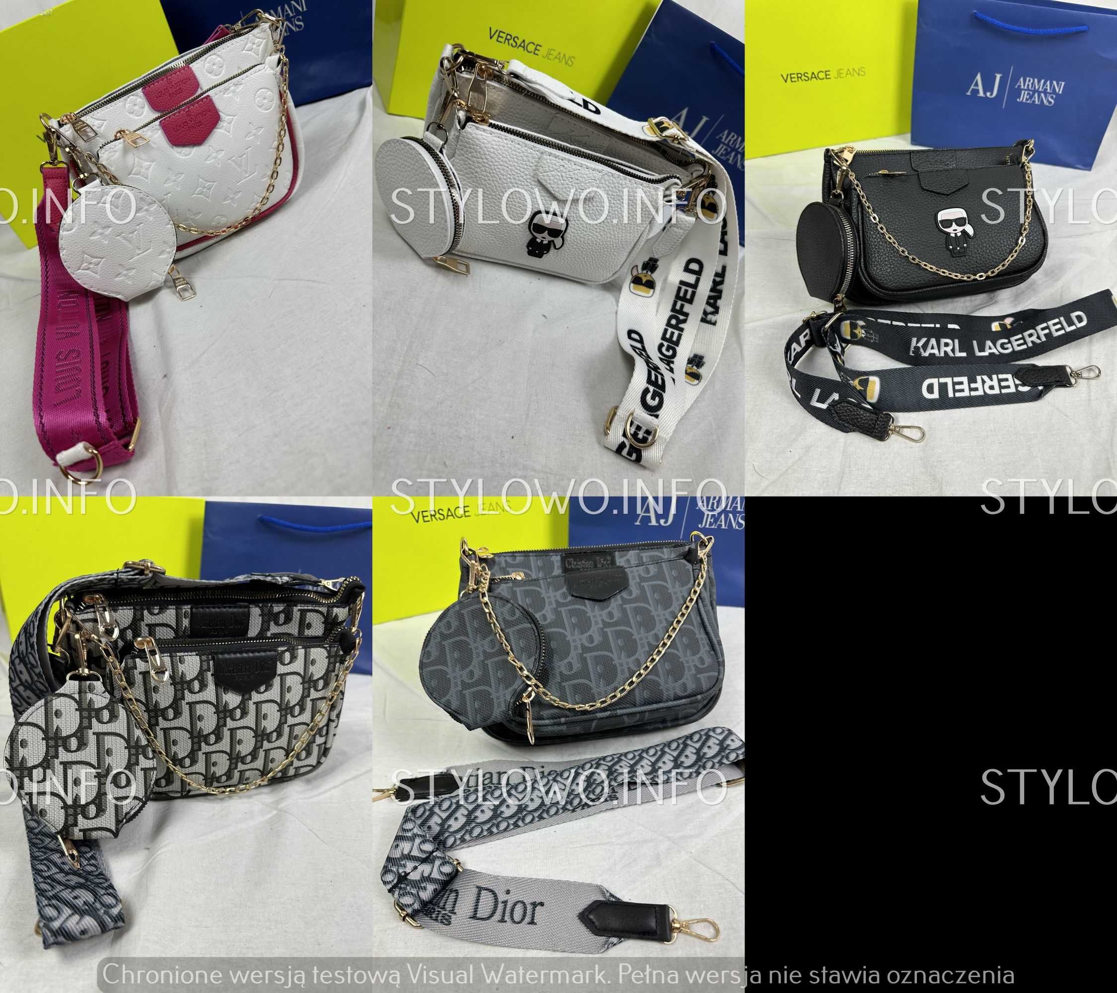 Torebka LV Louis Vuitton trzy w jednym Karl monogram Dior