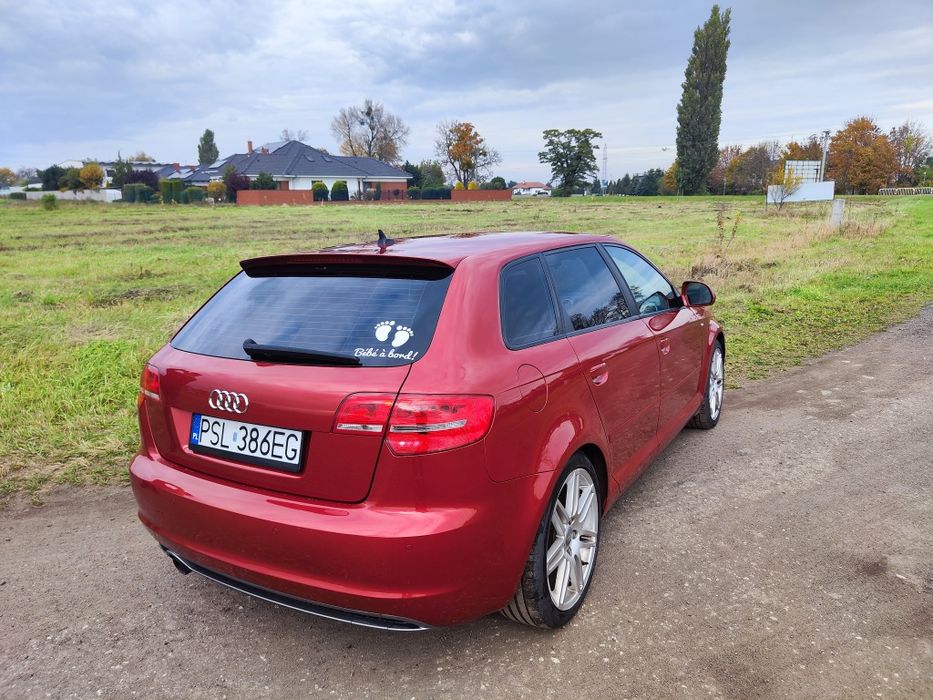 Audi A3 8P lift 2xS-Line , 1.6 MPI 102 konie, Automat, Niski przebieg