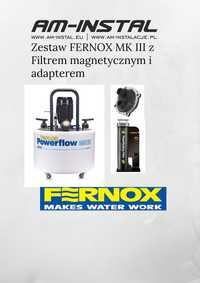 Pompa do płukania FERNOX. Zestaw. Wsparcie instalatora.