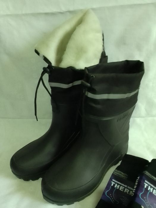 Чоботи зимові, рибальські, Eva матеріал, піна