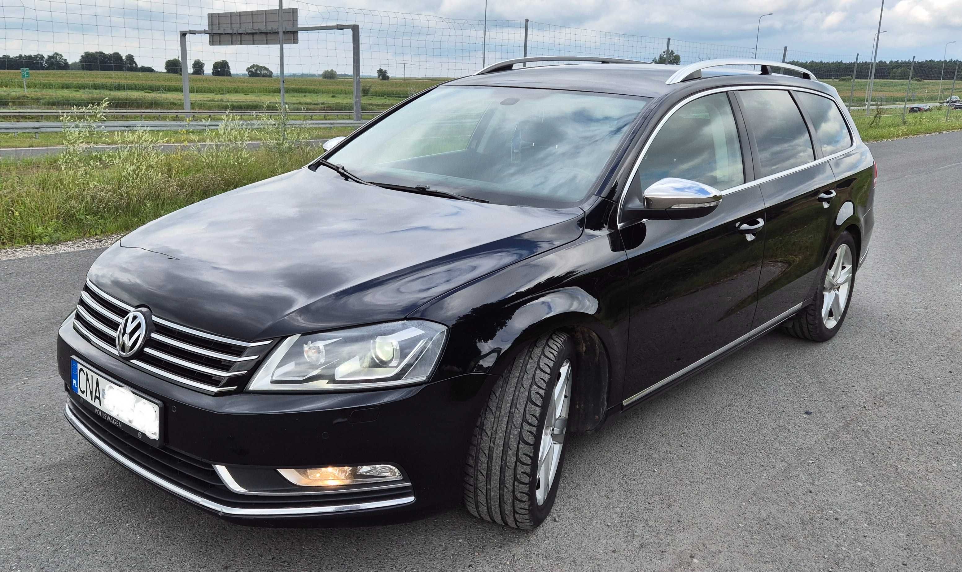VW Passat B7 2.0 TDI Bi-Xenon LED Skóra Kamera Webasto 1 właściciel