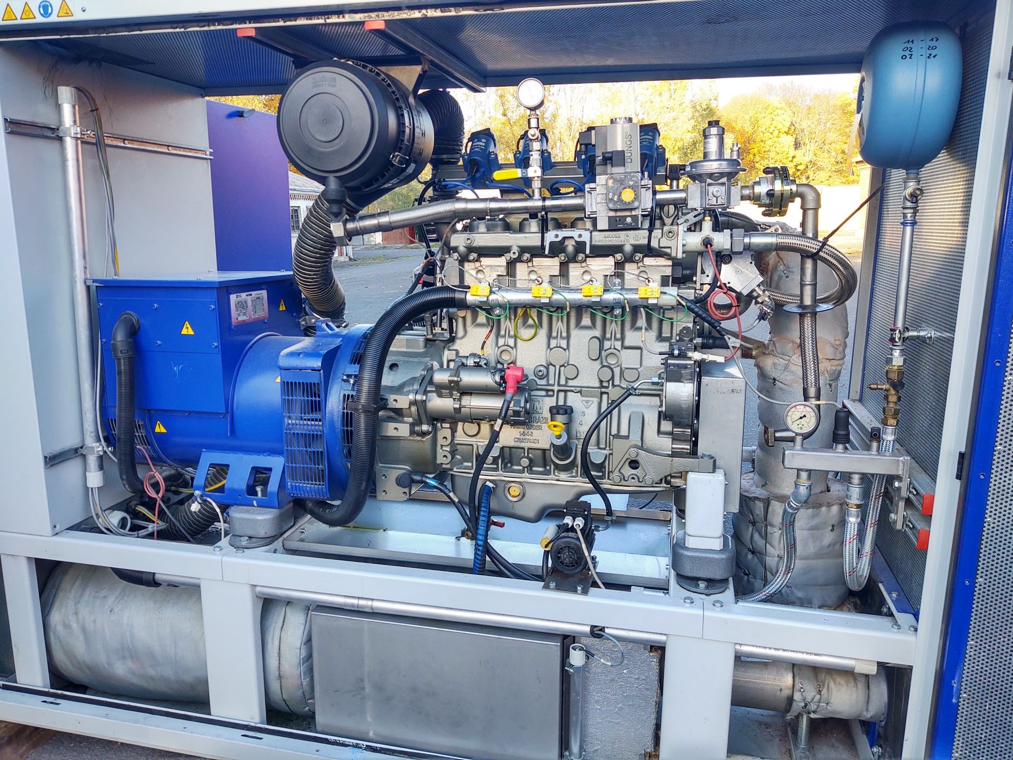 Agregat prądotwórczy MWM -Leroy Somer 58 KVA,biogaz, LPG kogeneracja