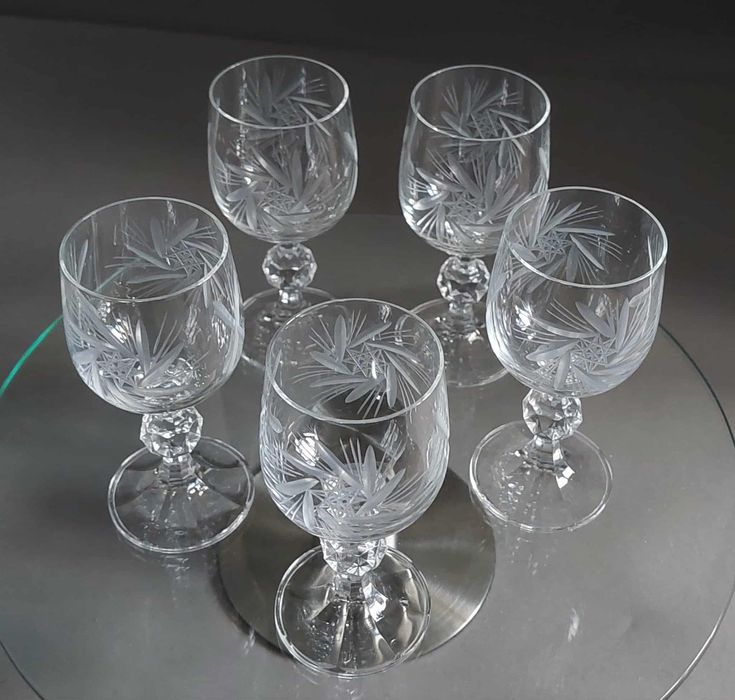 Bohemia Kryształ zestaw 5 kieliszków