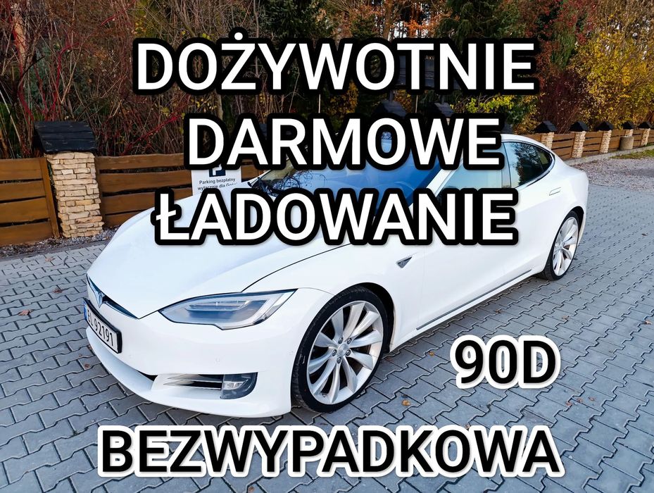 Tesla Model S 90D DARMOWE Ładowanie Dożywotnie SC01 BEZwypadkowa