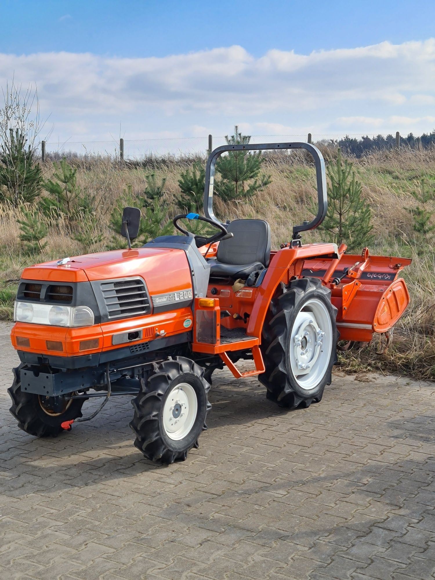 Traktor Japoński 4x4 KUBOTA GL 200 + Glebogryzarka * GLOBAL