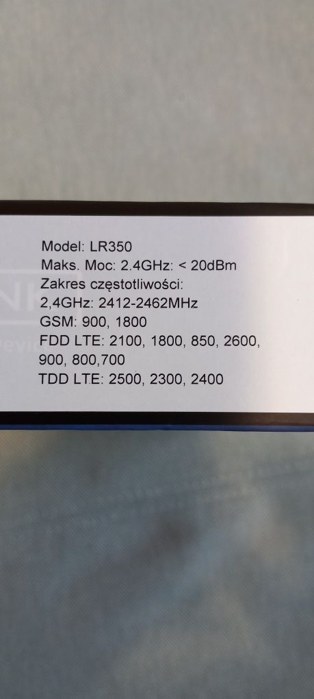 TOTO Link 4G Light 300 Mbps Wireless Router na kartę sim Model LR 350