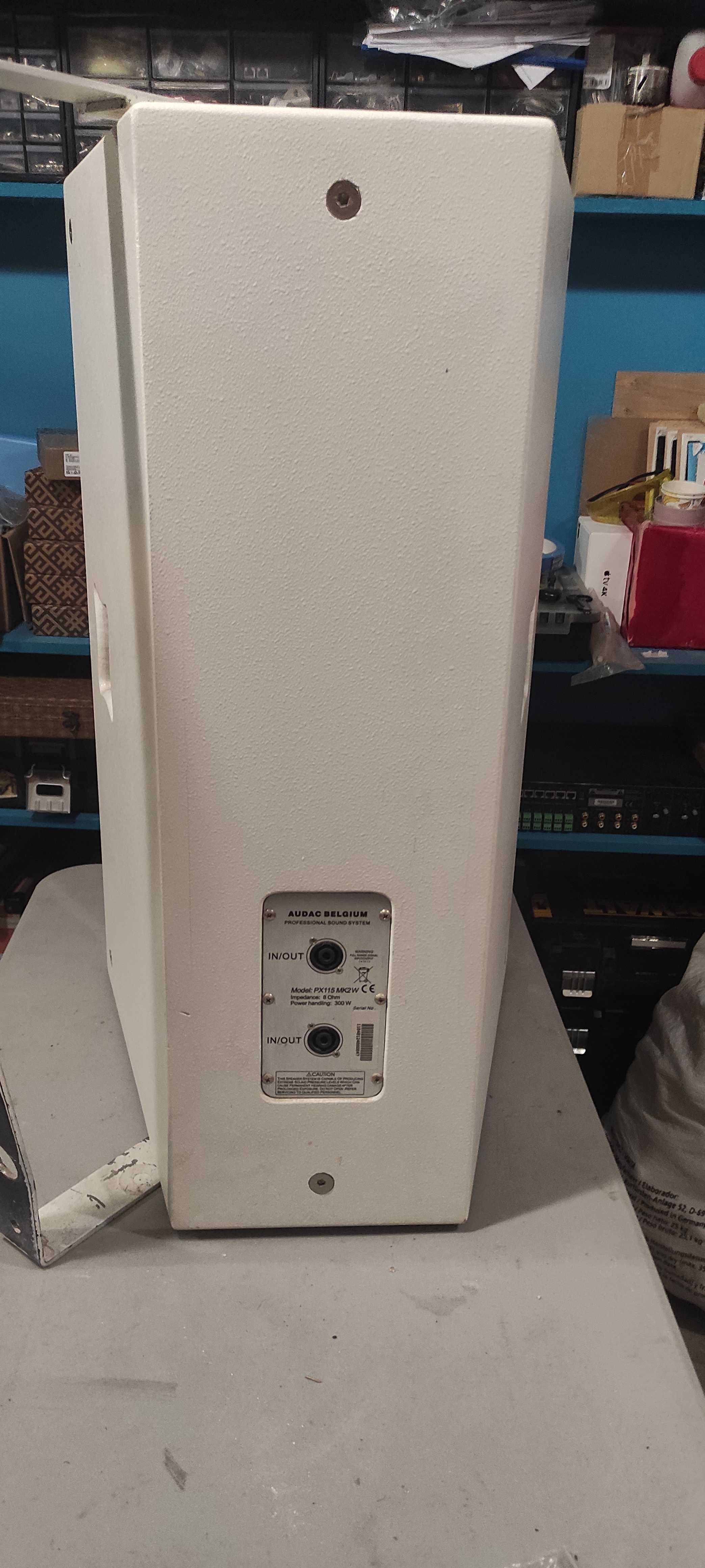 Солодка Парочка Проф АКУСТИКА + ПІДСИЛЮВАЧЬ Audac PX115MK2W + Audac T2