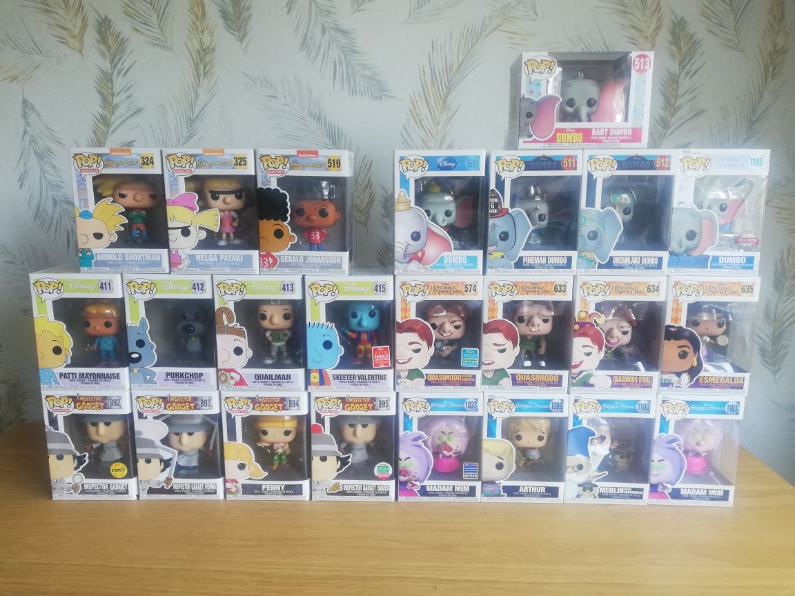 Funko Pops várias coleções