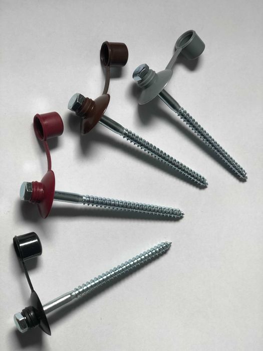 Wkręt 6*100 z zaślepką do Eternitu Agrofali Blachi Farmerski Ostrołęka