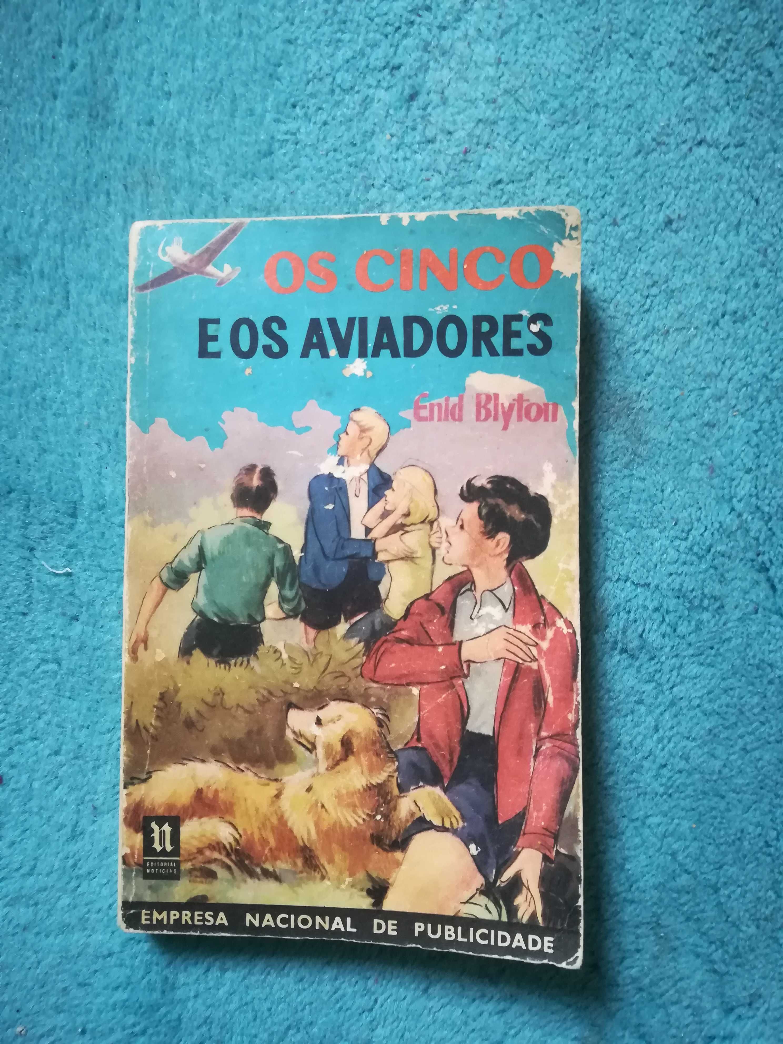 Livros antigos Enid Blyton - Os Cinco