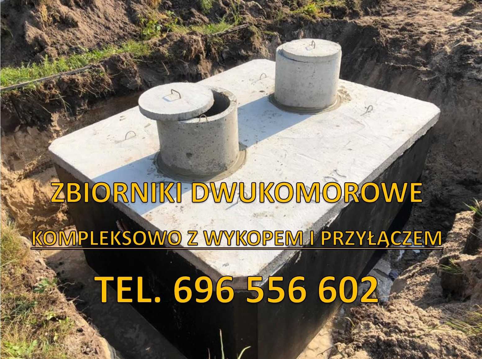 Zbiornik betonowy dwukomorowy 10m3