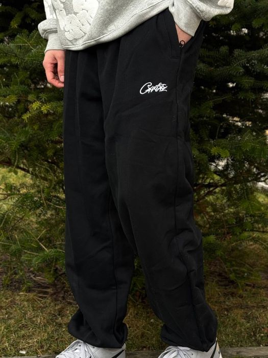 Штани Corteiz HMP Baggy чоловічі штани Кортез чорні штаны Кортеиз ХМП