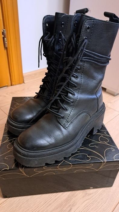 Черевики жіночі 38 р. шкіряні демосезонні