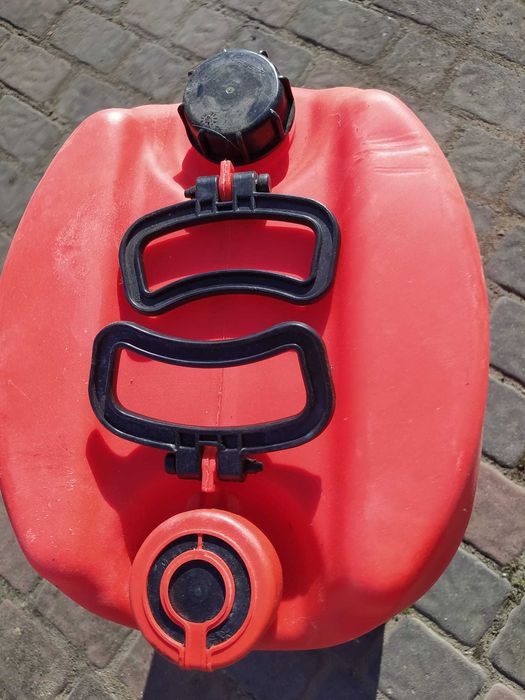 Beczka/  kanister baniak 60kg czerwone/niebieskie z UN