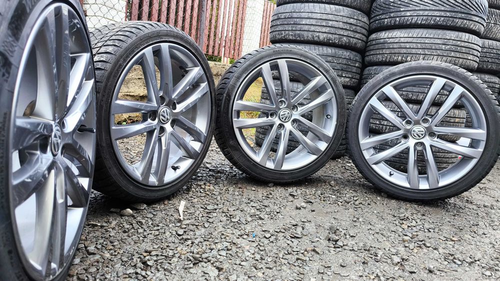 Koła VW Golf Passat CC Audi Skoda Seat 18 cali 5x112 ET51 Opony 225/40