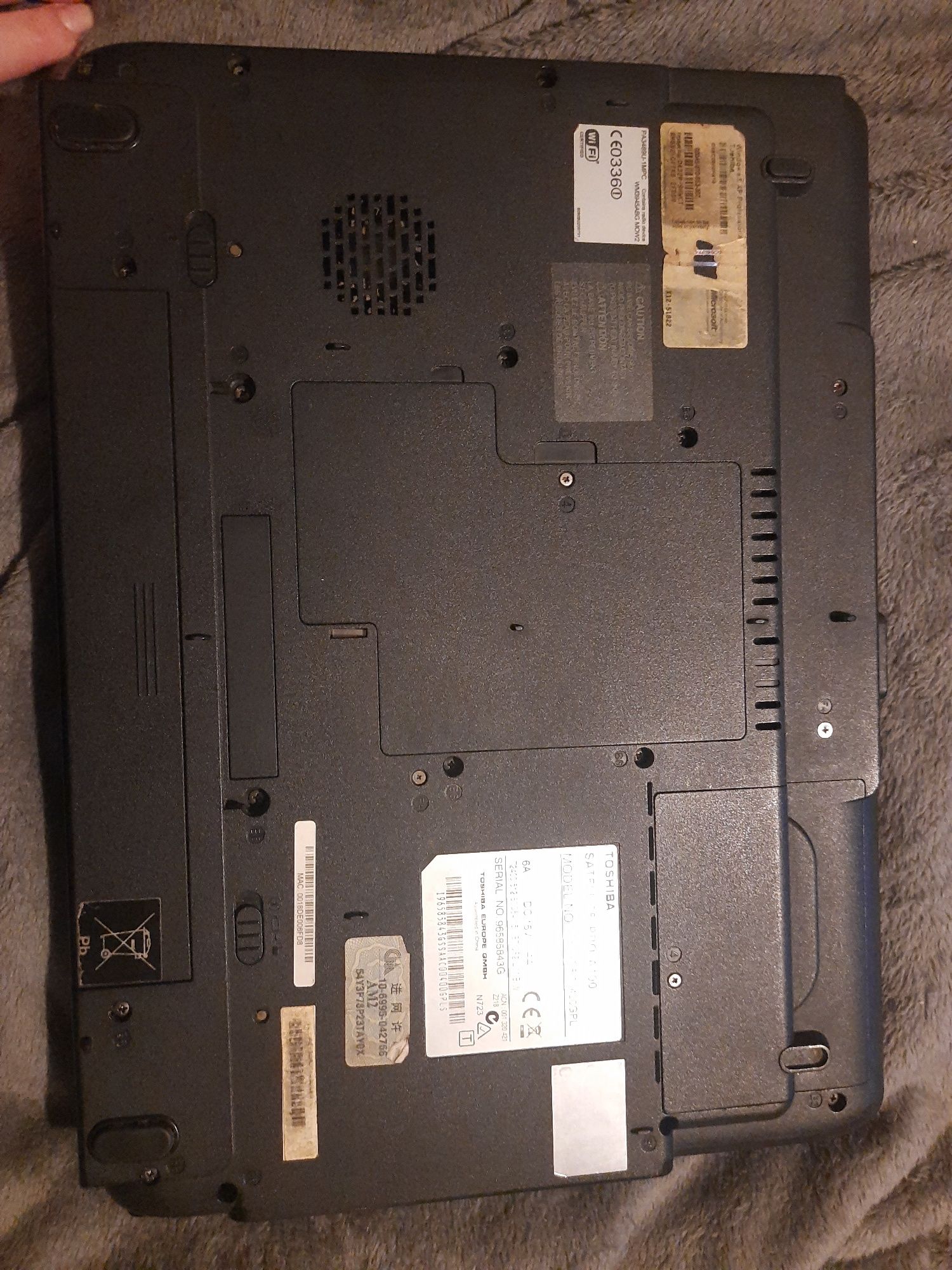 Laptop Toshiba satelitę pro A100