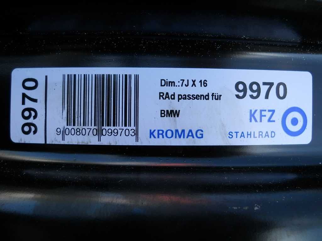 Felgi 7Jx16 5x120 ET20 BMW serii 5 E60 / E61 KFZ 9970 F.Vat + GRATIS