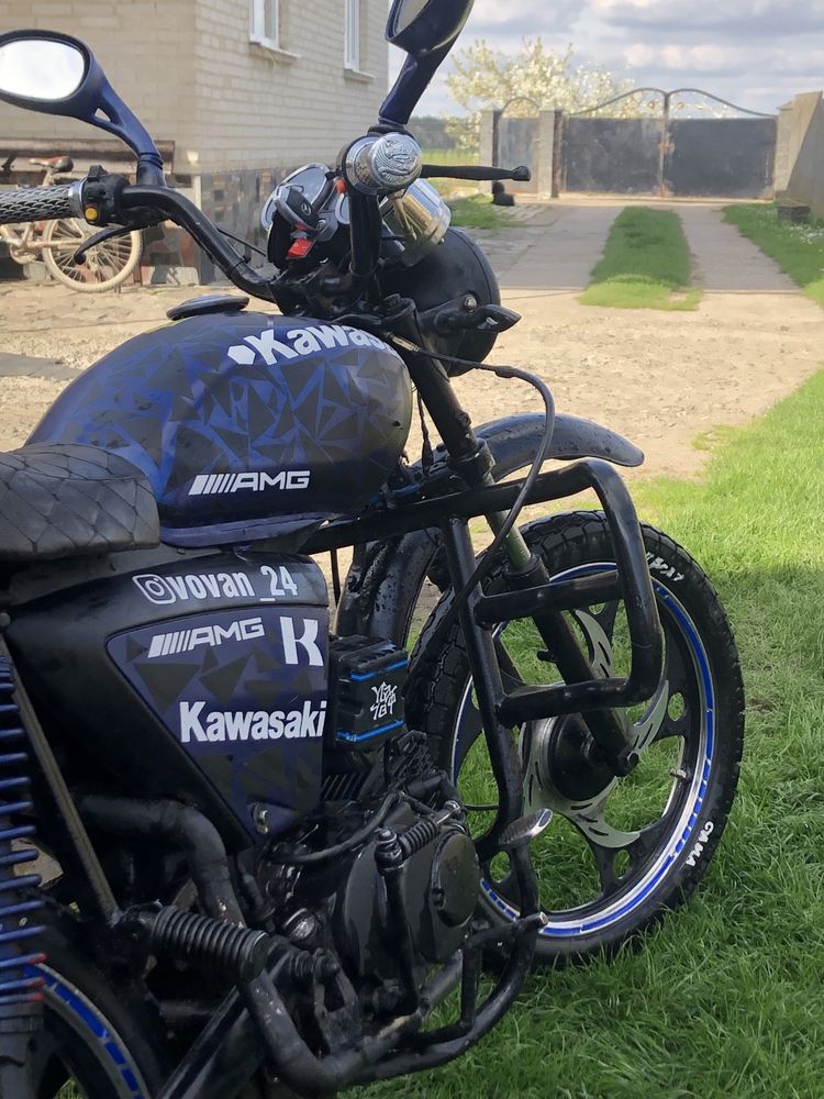 Продам СРОЧНО мотоцикл альфа (Kawasaki)