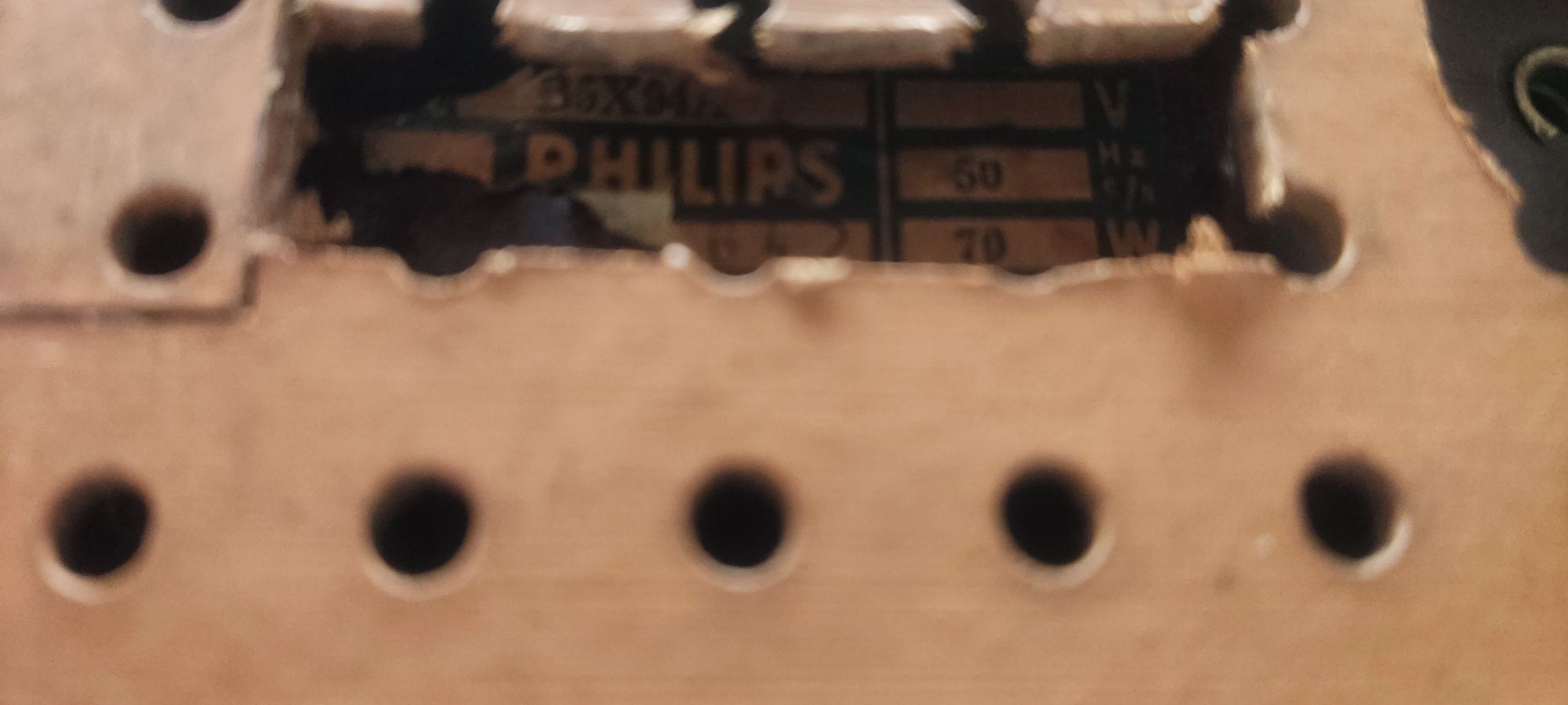 Rádio valvulado Philips