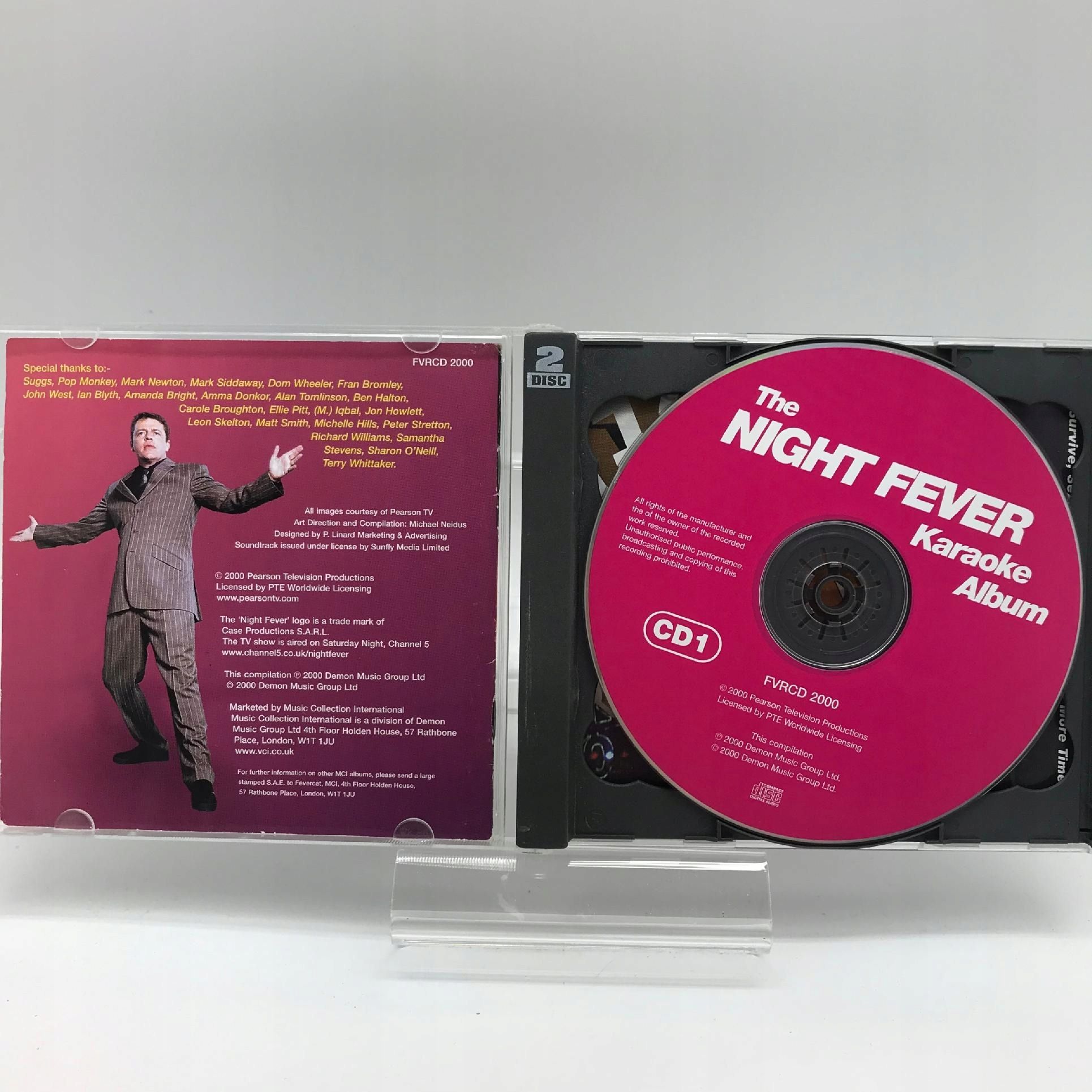 Cd - Various - The Night Fever Karaoke Album Składanka 2000