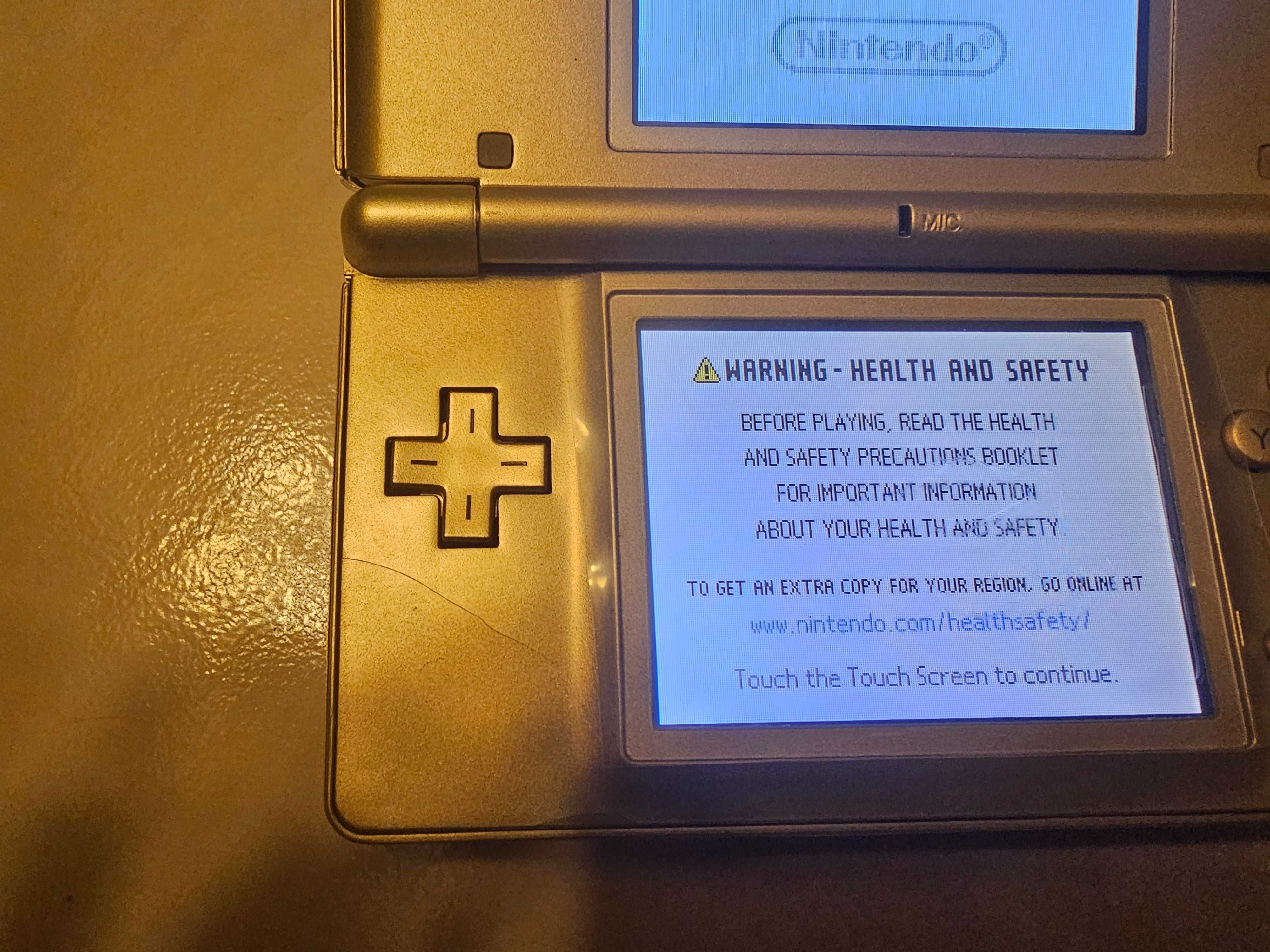 Nintendo DS LITE, złota, gold, konsola przenośna