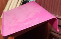 Podkładka pod laptopa różowa