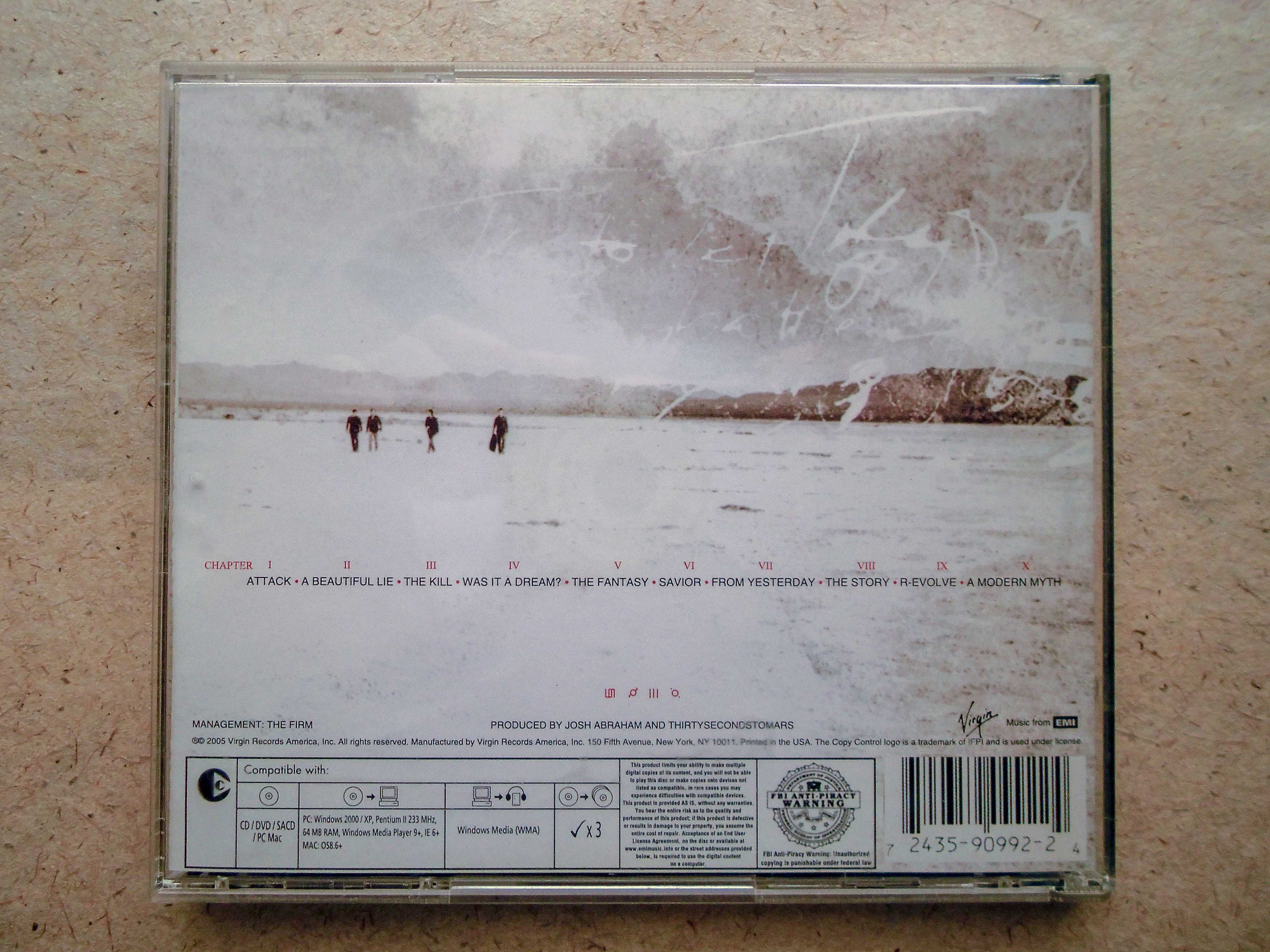 CD диск Thirtu Seconds To Mars - A Beautiful Lie